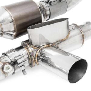 Central drum X-Pipe Porsche 993 Turbo Modular Sport Catalytic Converter Fabspeed Toba centrala X-Pipe Porsche 993 Turbo Modular Sport Catalytic Converter Fabspeed