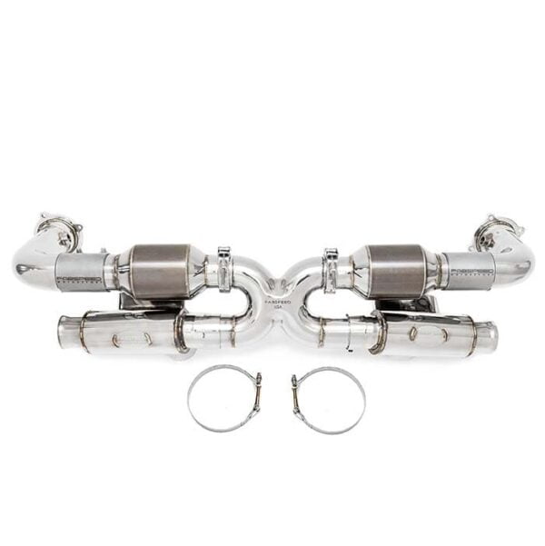 Central drum X-Pipe Porsche 993 Turbo Modular Sport Catalytic Converter Fabspeed Toba centrala X-Pipe Porsche 993 Turbo Modular Sport Catalytic Converter Fabspeed