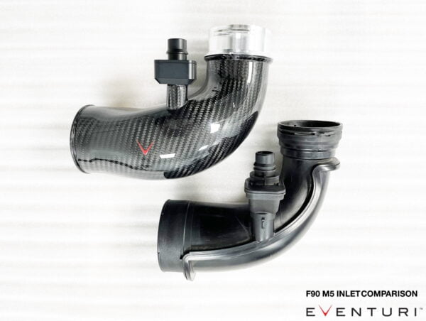 Tubulatura turbo fibra carbon BMW F90 M5 EVENTURI Project 85 Automotive