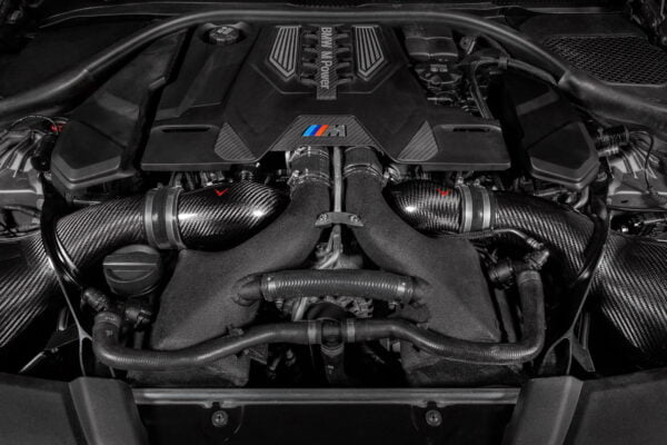 Tubulatura turbo fibra carbon BMW F90 M5 EVENTURI Project 85 Automotive
