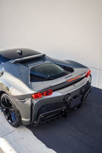 Ferrari SF90 1016 Industries carbon fiber rear diffuser