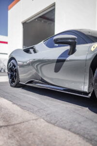 Ferrari SF90 1016 Industries carbon fiber side skirts