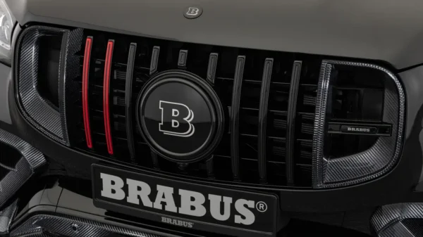 Insertii fibra carbon grila fata GLS X167 BRABUS