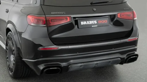 Bara spate cu ornamente fibra carbon GLS X167 Maybach BRABUS